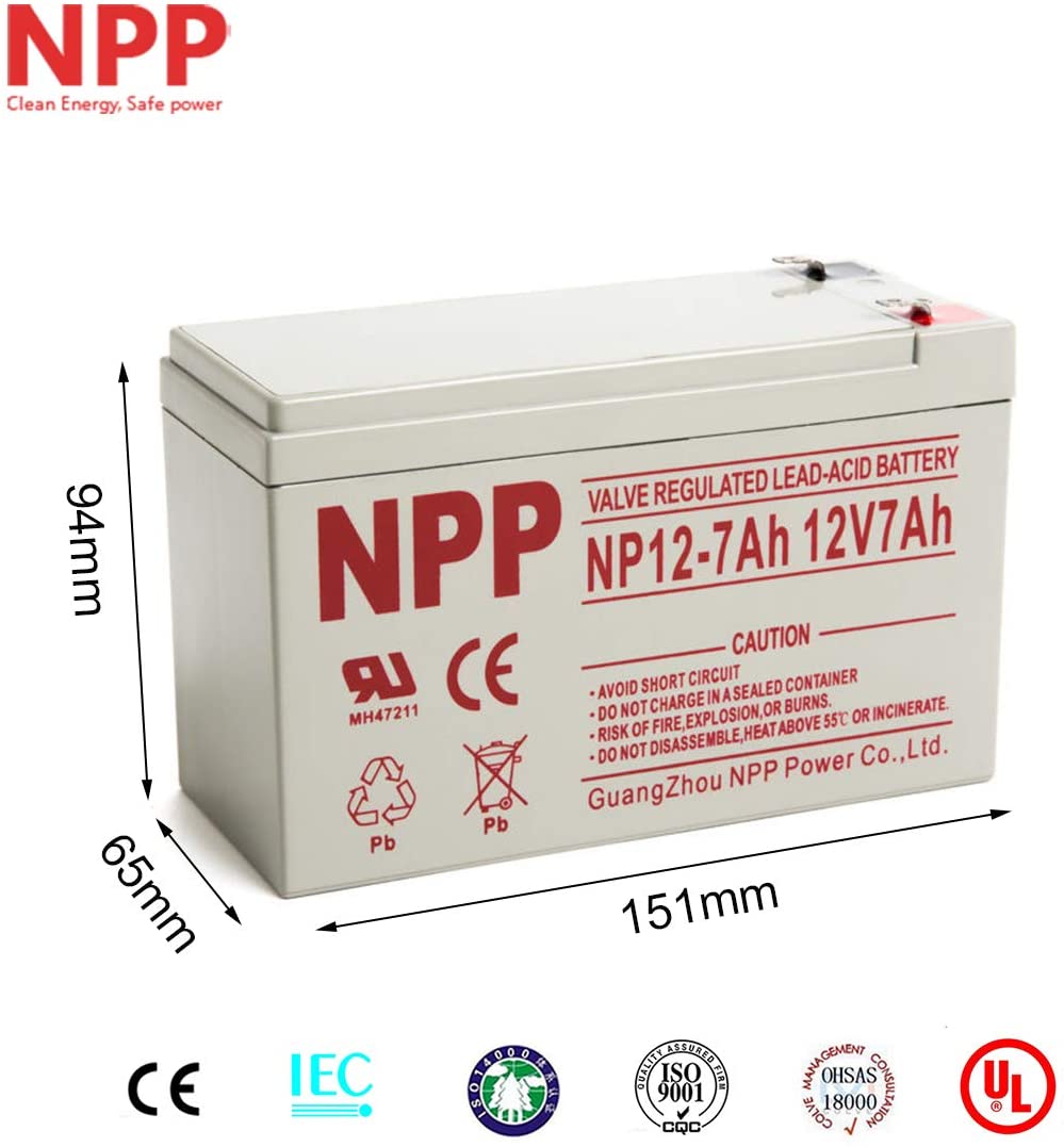 rechargeable 12v 7ah sealed battery
